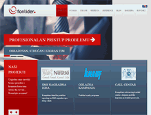Tablet Screenshot of fonlider.ba